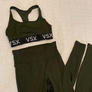 Ribbed Leggings | Hunter Green